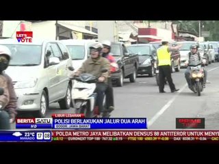 Volume Kendaraan Meningkat, Polres Bogor Berlakukan Dua Jalur