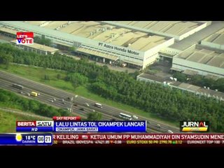 Sky Report - Lalu Lintas Tol Cikampek