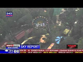 SKY REPORT - Kawasan Puncak Ramai Wisatawan