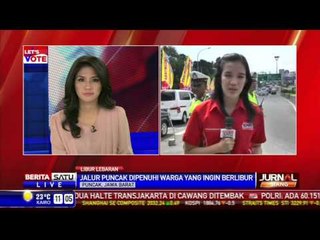 LIVE - Arus Lalu Lintas di Puncak, Jawa Barat