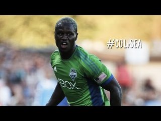 GOAL:  Johnson slides in Seattle's first goal | Colorado Rapids vs. Seattle Sounders