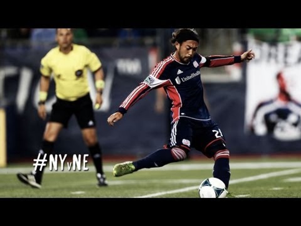 GOAL:  Nguyen beats an outstretched Robles to tie the match | NY Red bulls vs. NE Revolution