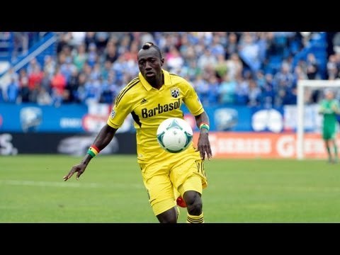 GOAL: Dominic Oduro rockets one in, eats pizza to celebrate | Columbus Crew vs Chicago Fire