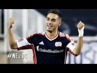 GOAL:  Fagundez gets behind D.C. United defense and puts one by Hamid  | NE Revolution vs. DC United