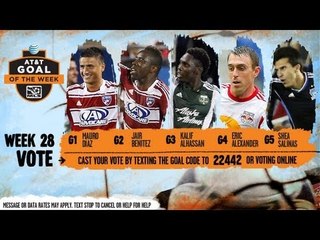 AT&T Goal of the Week Nominees: Week 28