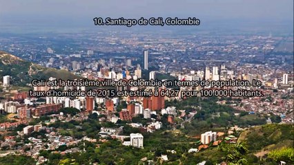 TOP 10 des villes les plus dangereuses du monde -2016-