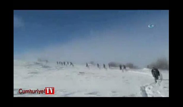 Çığ altında ölüm kalım mücadelesi