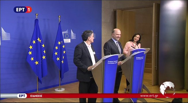 Κοινές δηλώσεις Πιερ Μοσκοβισί και Ευκλείδη Τσακαλώτου