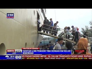 Sekitar 4.300 Pemudik Tiba Dengan KM Kelud