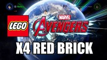 All Stud Multiplier Red Bricks (x2,x4,x6,x8,x10) - LEGO Marvel s Avengers