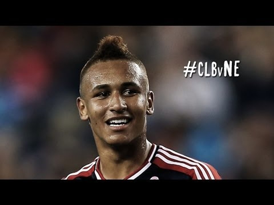 GOAL: Juan Agudelo heel flick pass before he buries goal | Columbus Crew vs New England Revolution