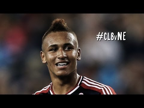 GOAL: Juan Agudelo heel flick pass before he buries goal | Columbus Crew vs New England Revolution