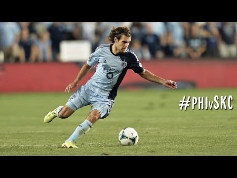 GOAL: Zusi heads the ball past MacMath to open the score | Philadelphia Union vs Sporting KC