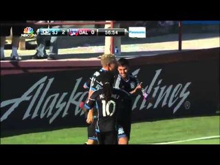 GOAL: Wondo blasts a left footed shot into the net | San Jose Earthquakes vs FC Dallas
