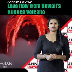 Lava flow from Hawaii's Kilauea Volcano