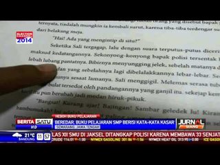 Beredar Buku Pelajaran SMP Berisi Perkataan Kasar