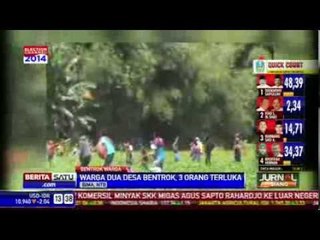 Tiga Orang Terluka Usai Terlibat Bentrok Dua Desa