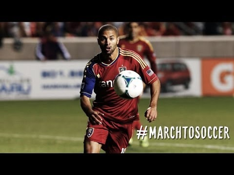 GOAL: Alvaro Saborio finishes a cross to give RSL the lead
