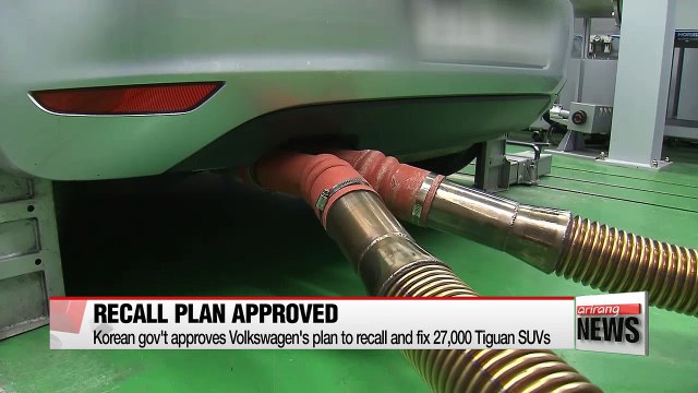 Korean gov’t approves Volkswagen’s recall plans for recall of 27,000 Tiguen SUVs