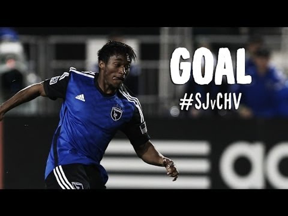 GOAL: Yannick Djalo fires a full volley into the back of the net | SJ Earthquakes vs Chivas USA