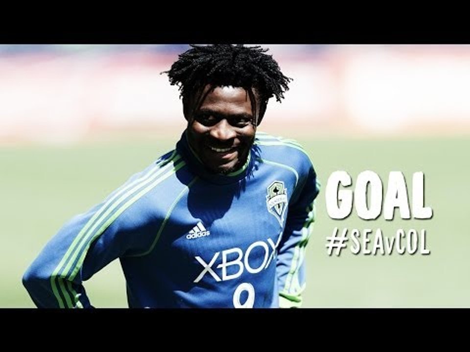 GOAL: Obafemi Martins curls in the dagger | Seattle Sounders vs Colorado Rapids