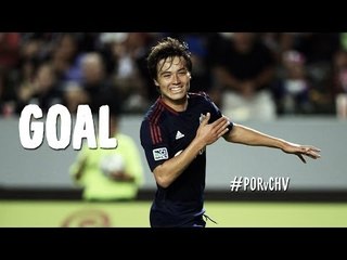 GOAL: Erik 'Cubo' Torres scores off a dangerous cross from Barrera