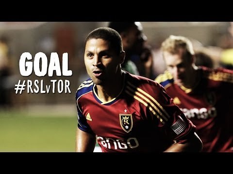 GOAL: Alvaro Saborio chips one in past Juilio Cesar | Real Salt Lake vs Toronto FC