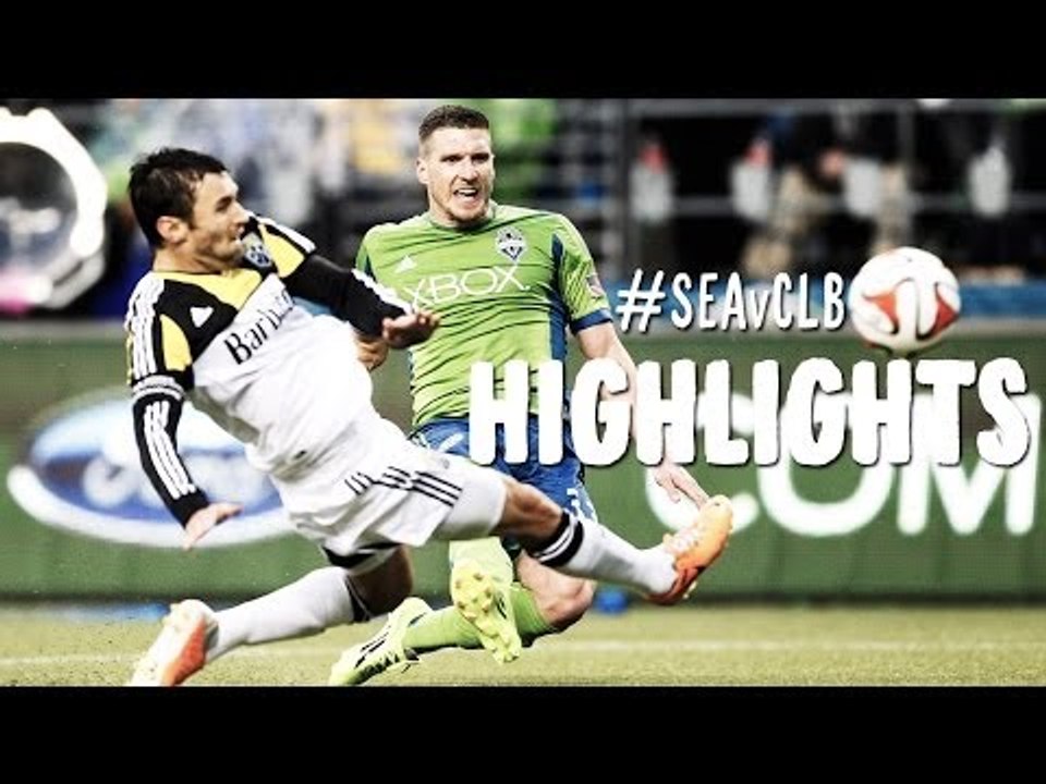 HIGHLIGHTS: Seattle Sounders vs Columbus Crew | March 29, 2014