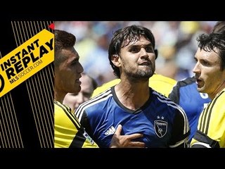 Chris Wondolowski, Referee take exception to "flopping" | Instant Replay