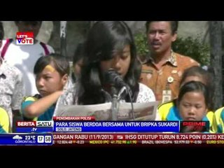 Doa Siswa Solo untuk Bripka Sukardi