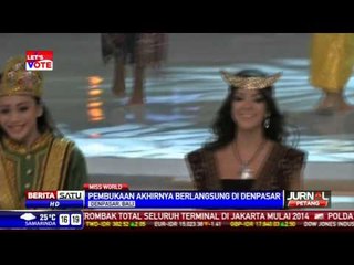 Tari Kecak dan Pakaian Tradisional di Miss World 2013