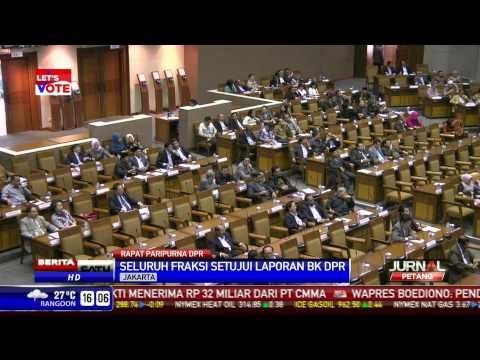 Rapat Paripurna Dihadiri Setengah Anggota DPR