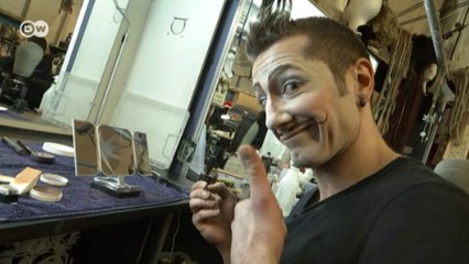 Немецкий клоун в Cirque du Soleil