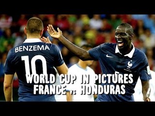 World Cup in Pictures: Karim Benzema steals the show as France beats Honduras