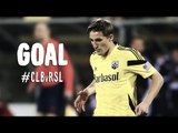 GOAL: Ethan Finlay chips in the equalizer | Columbus Crew vs Real Salt Lake
