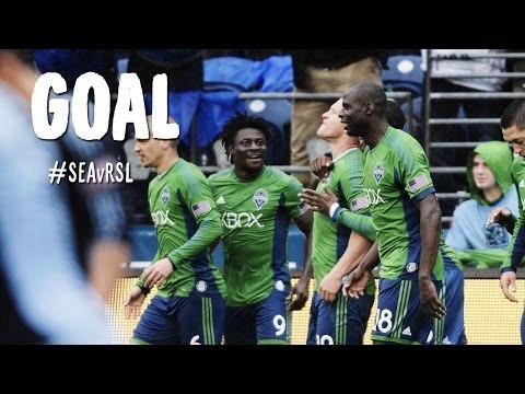 GOAL: Chad Barrett pops one by Jeff Attinella | Seattle Sounders vs. Real Salt Lake
