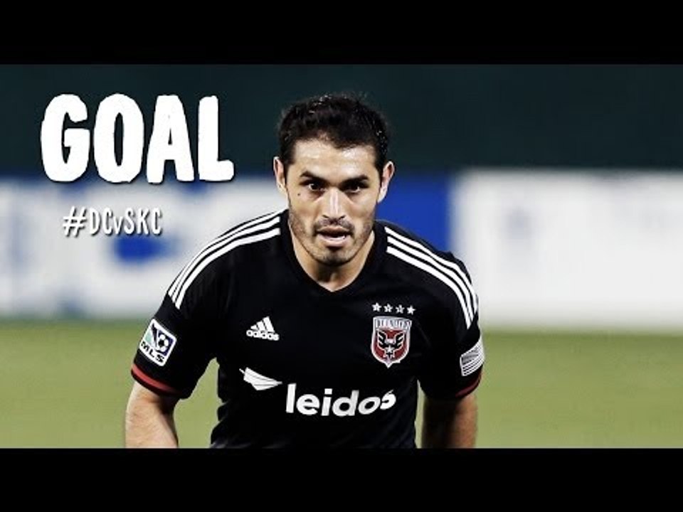 GOAL: Fabian Espindola wraps one into the top corner | D.C. United vs. Sporting Kansas City