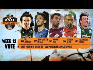 2014 AT&T Goal of the Week Nominees: Week 13