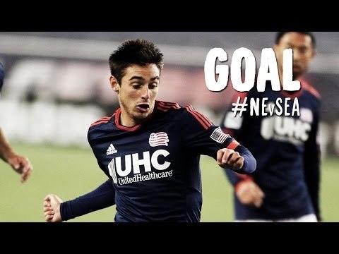 GOAL: Diego Fagundez cooly controls and finishes | New England Revolution vs. Seattle Sounders