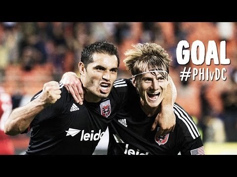 GOAL: Chris Rolfe half-volley for D.C. United | Philadelphia Union vs DC United