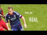 GOAL: Rookie Harrison Shipp scores despite Red Bulls protests | NY Red Bulls vs Chicago Fire