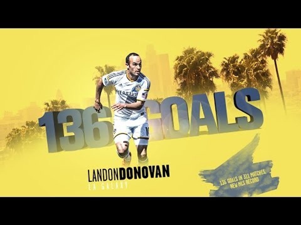 GOAL RECORD: All of Landon Donovan's 136 MLS regular season goals