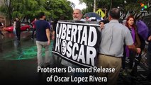 Protesters Demand Release of Oscar Lopez Rivera