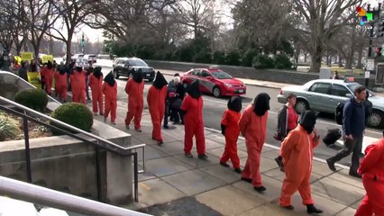 Protesters Arrested at Anti-Guantanamo Demonstration