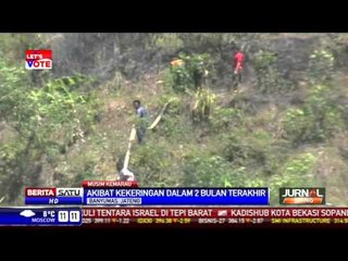 Lahan Hutan Banyumas Terbakar