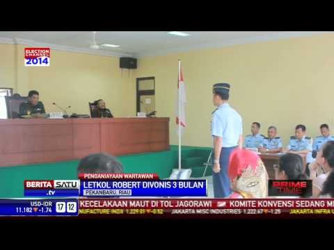 Terdakwa Penganiaya Wartawan Divonis 3 Bulan Penjara