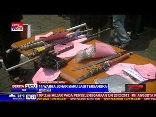 Kasus Tawuran, 14 Warga Johar Baru Diringkus