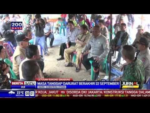 Para Pengungsi Letusan Gunung Sinabung Diperbolehkan Pulang