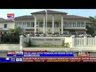 Pasca Pengrusakan, Polisi Jaga Ketat Pengadilan Negeri Depok