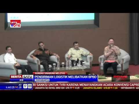 PMI Kirim Bantuan Logistik ke Pengungsi Sinabung